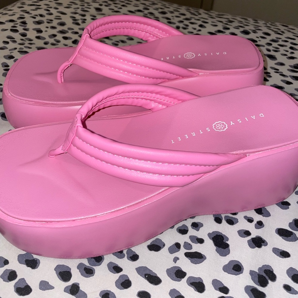 Pink Platform Sandals